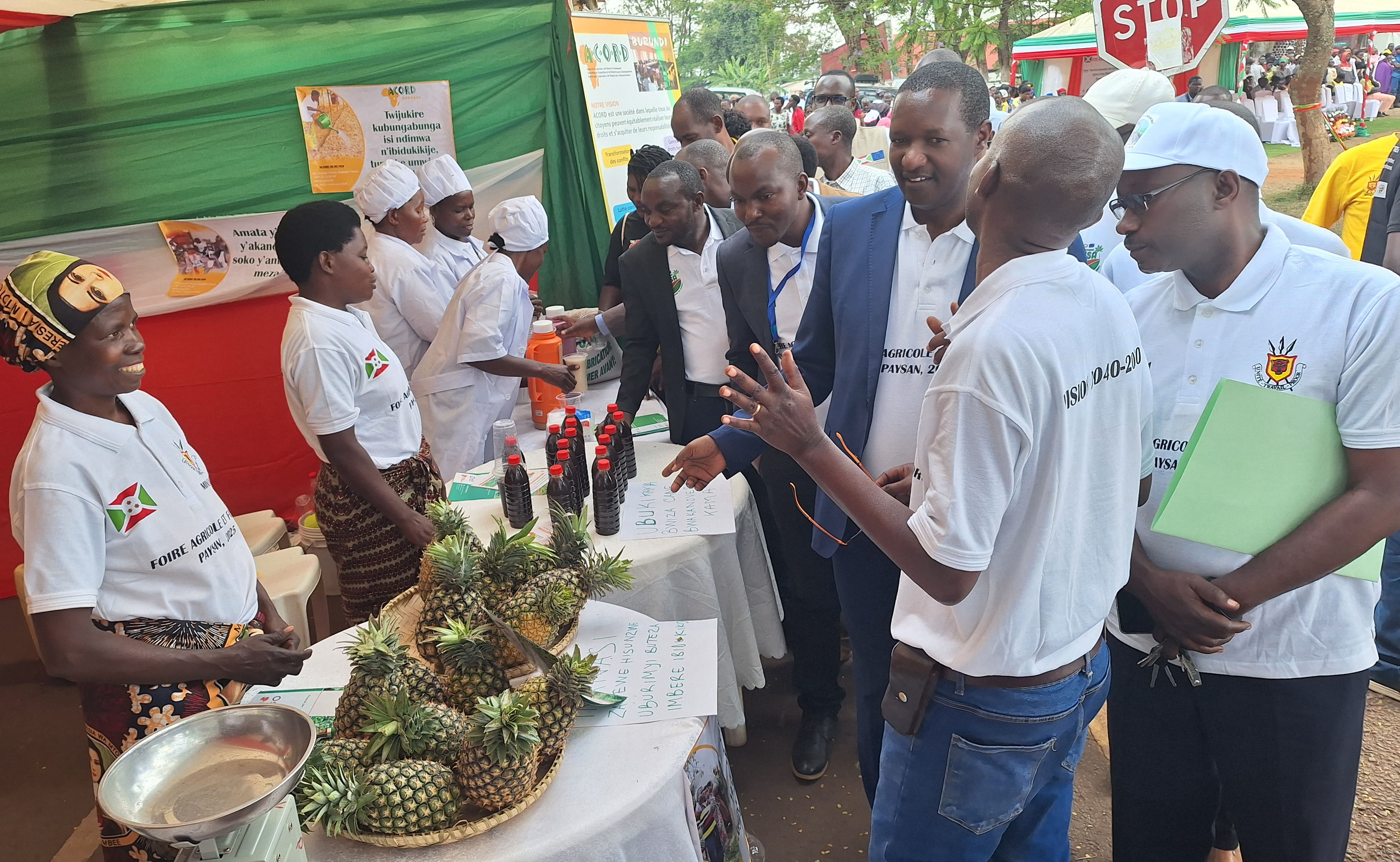 Les Agriculteurs de ACORD BURUNDI Rayonnent à la Foire Nationale Agricole 2025