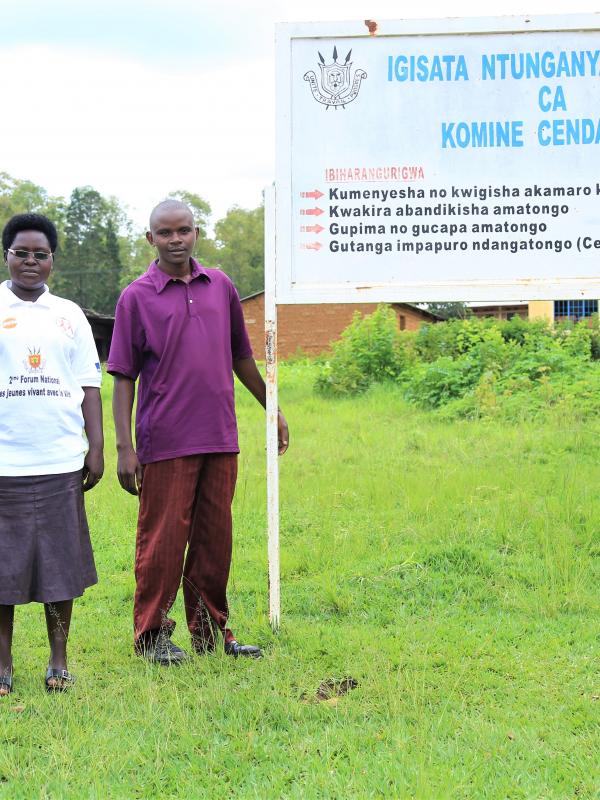 Projet d'Appui à la gestion foncière équitable et durable des populations rurales de la commune de Cendajuru, province  Cankuzo.